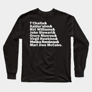 My Name Is My Name: Black Ampersand Long Sleeve T-Shirt